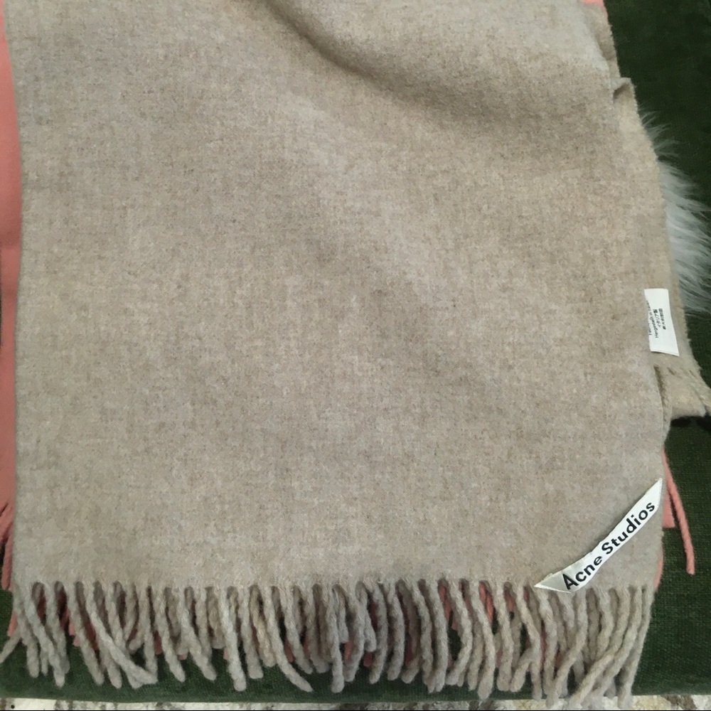Acne studios Canada scarf in oatmeal